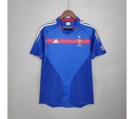 France 2004 EuroCup Home Blue Soccer Jersey